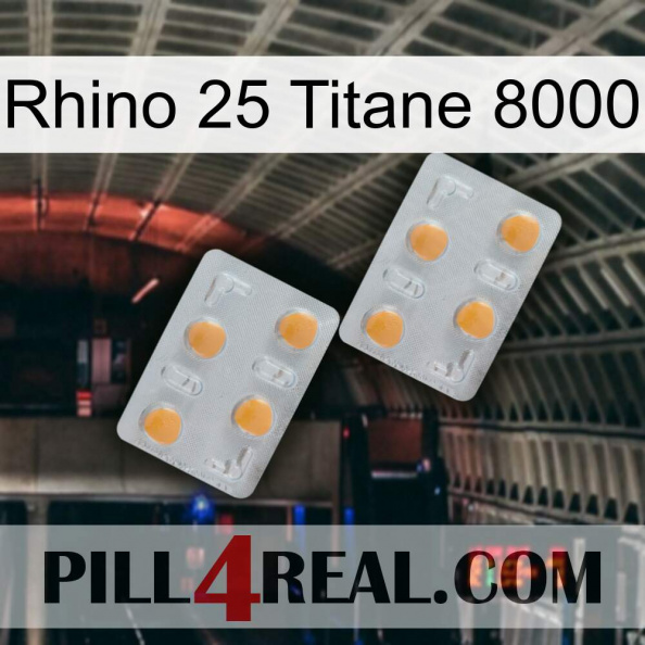 Rhino 25 Titanium 8000 25
